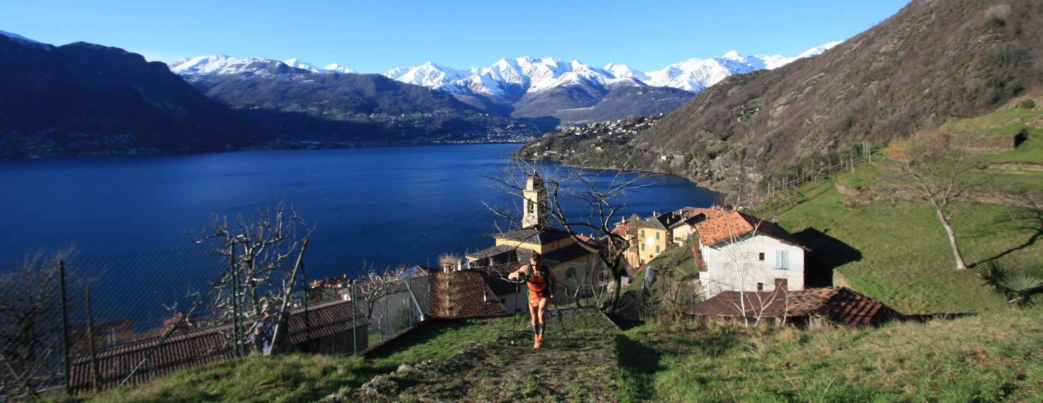 Tratto del sentiero del viandante durante il trail - foto di Vaninetti Francesco